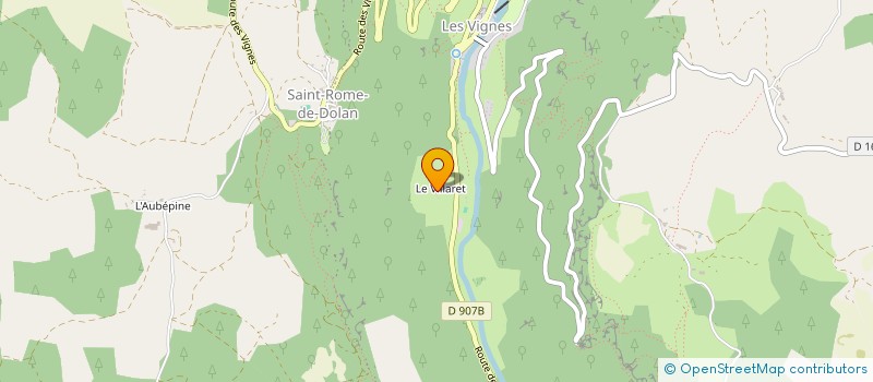 localisation de l'entreprise OXY'GAME  MASSEGROS CAUSSES GORGES