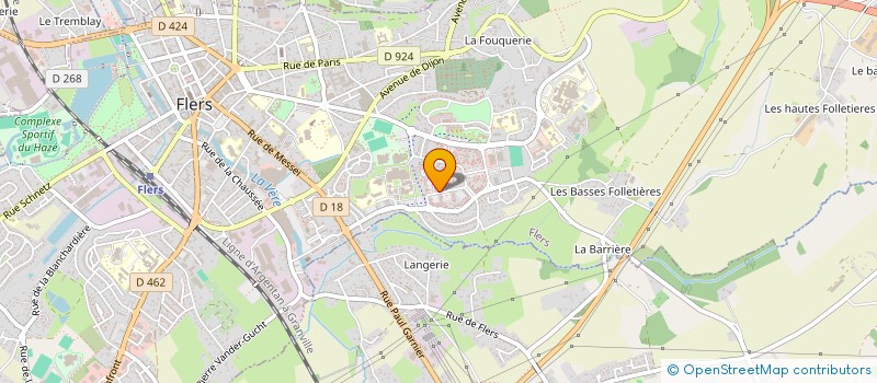 localisation de l'entreprise OXY JEUNES à FLERS