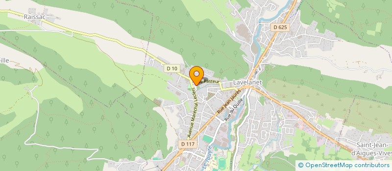 localisation de l'entreprise OXY'JEUNES à LAVELANET