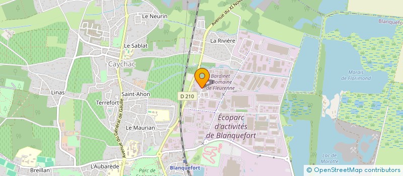 localisation de l'entreprise OXY'JEUNES SPORT SOLIDAIRE HANDICAP. à BLANQUEFORT