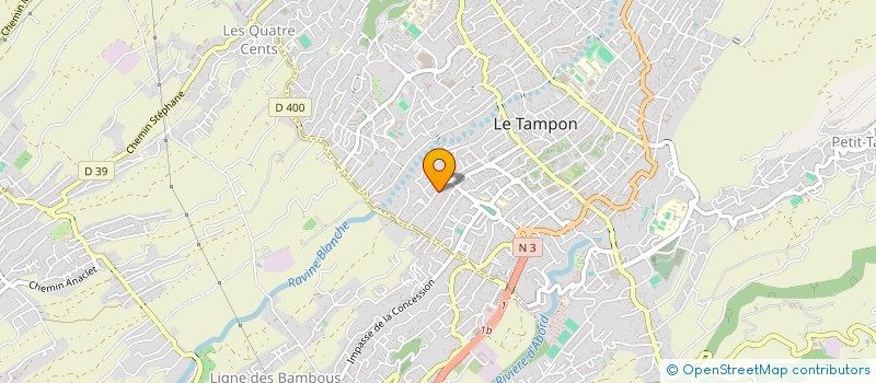 localisation de l'entreprise OXY RUN  LE TAMPON