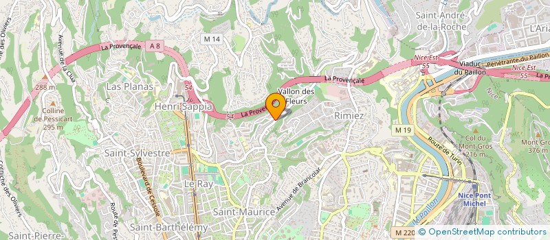 localisation de l'entreprise OXY SERVICES  NICE