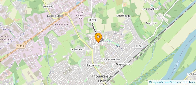localisation de l'entreprise OXY'SUR  THOUARE-SUR-LOIRE