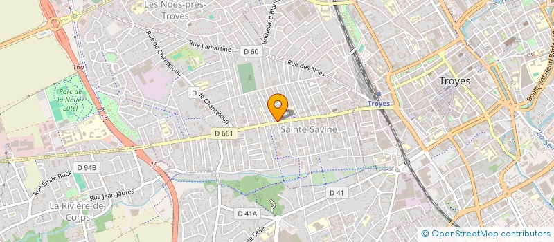 localisation de l'entreprise OXYALE  SAINTE SAVINE