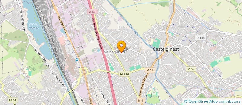 localisation de l'entreprise OXYBEUZE  SAINT-ALBAN