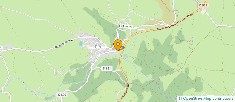 localisation de l'entreprise OXYBIO à LES TERNES