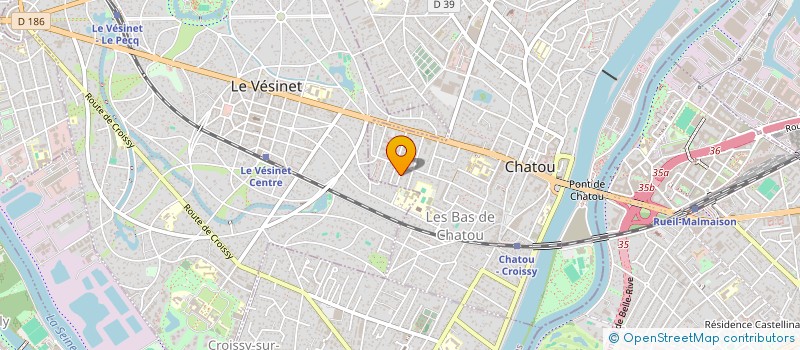 localisation de l'entreprise OXYBIZ  CHATOU