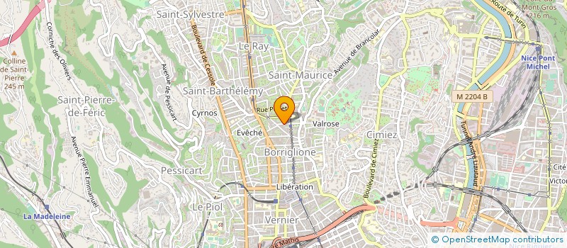 localisation de l'entreprise OXYCOURSES ADOM S.M.R. à NICE