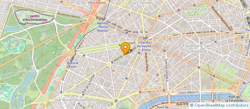localisation de l'entreprise OXYFACE INTERNATIONAL à PARIS
