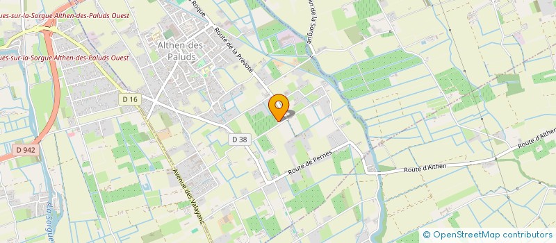 localisation de l'entreprise OXYG'N  ALTHEN-DES-PALUDS