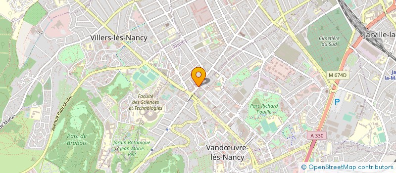 localisation de l'entreprise OXYGEN  VANDUVRE-LES-NANCY