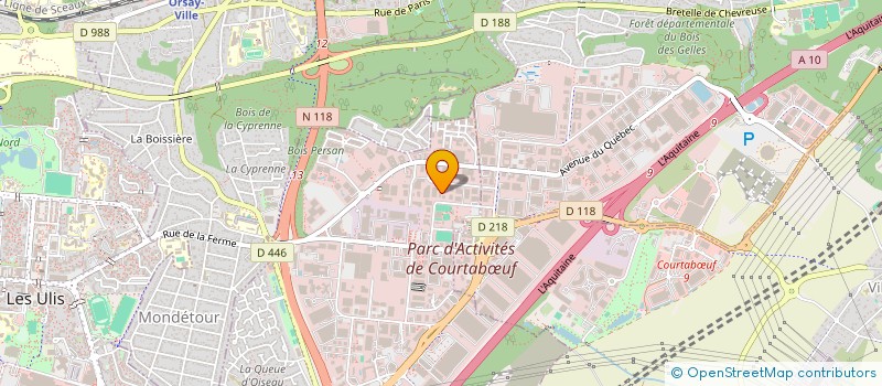 localisation de l'entreprise OXYGEN à LES ULIS