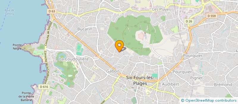 localisation de l'entreprise OXYGEN à SIX-FOURS-LES-PLAGES