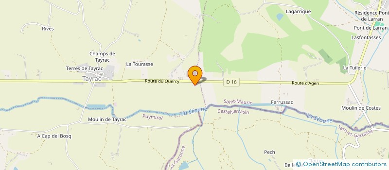 localisation de l'entreprise OXYGEN  TAYRAC