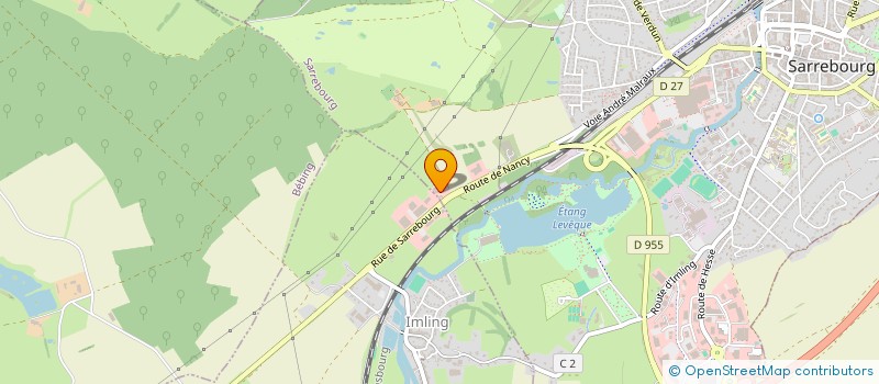 localisation de l'entreprise OXYGEN 57  SARREBOURG