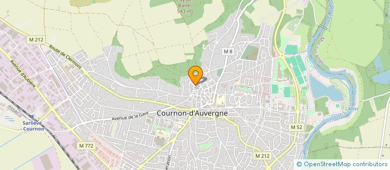localisation de l'entreprise OXYGEN EVENEMENTS à COURNON-D'AUVERGNE