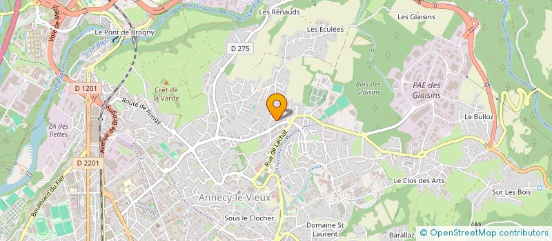localisation de l'entreprise OXYGEN TRANSLATIONS à ANNECY