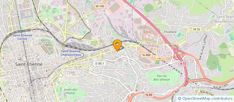 localisation de l'entreprise OXYGENE 2.0 à SAINT-ETIENNE
