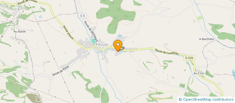 localisation de l'entreprise OXYGENE 32  PESSAN