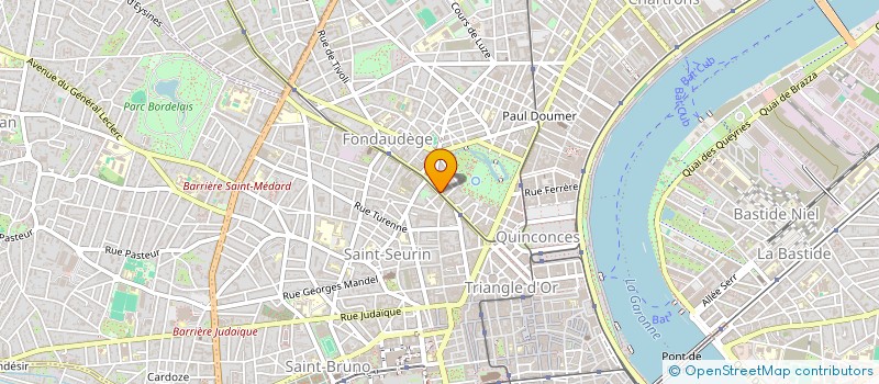 localisation de l'entreprise OXYGENE à BORDEAUX