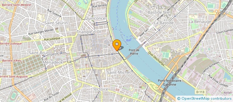 localisation de l'entreprise OXYGENE à BORDEAUX