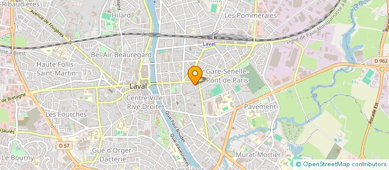 localisation de l'entreprise OXYGENE à LAVAL