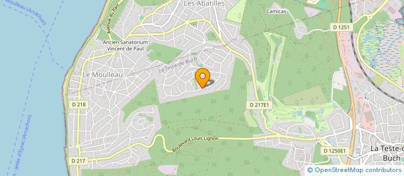 localisation de l'entreprise OXYGENE  LA TESTE-DE-BUCH