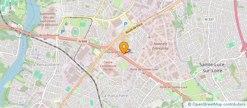 localisation de l'entreprise OXYGENE à NANTES