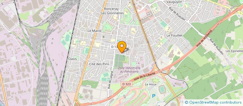 localisation de l'entreprise OXYGENE à LE MANS