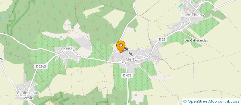 localisation de l'entreprise OXYGENE  MERFY