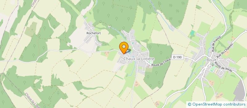 localisation de l'entreprise OXYGENE 70  CHAUX-LA-LOTIERE