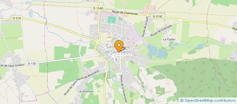 localisation de l'entreprise OXYGENE  SAINT-ETIENNE-DE-SAINT-GEOIRS