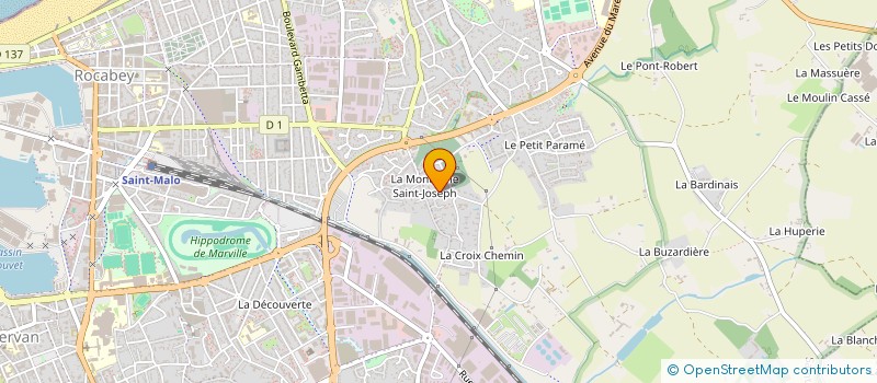 localisation de l'entreprise OXYGENE  SAINT-MALO