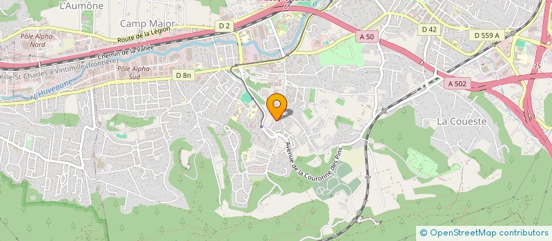 localisation de l'entreprise OXYGENE à MARSEILLE