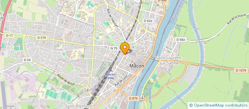 localisation de l'entreprise OXYGENE  MACON