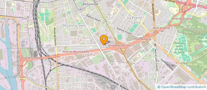 localisation de l'entreprise OXYGENE  VENISSIEUX