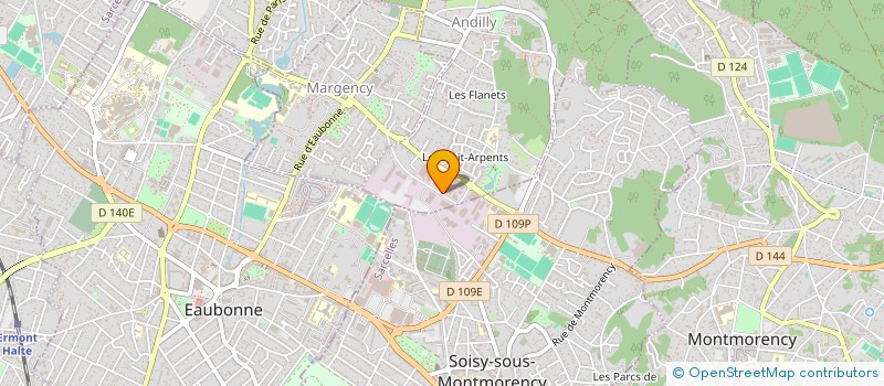 localisation de l'entreprise OXYGENE  ANDILLY