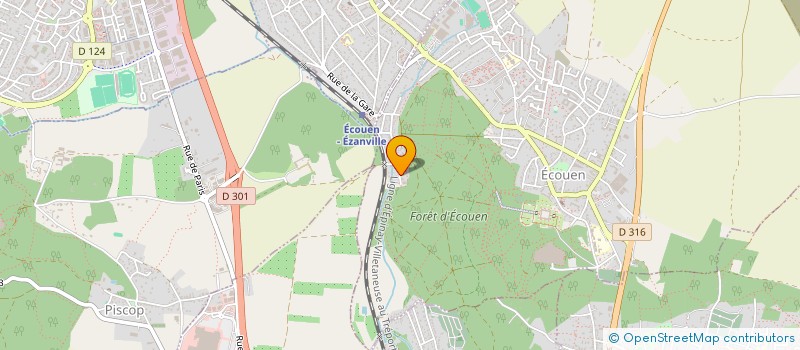 localisation de l'entreprise OXYGENE ASCENSEUR à ECOUEN