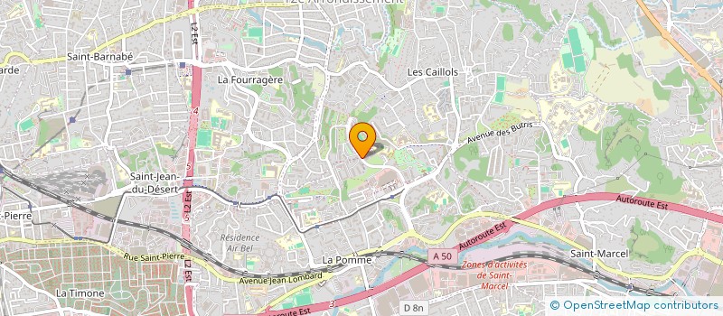 localisation de l'entreprise OXYGENE BY DAMIEN BIHEMI à MARSEILLE
