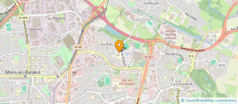 localisation de l'entreprise OXYGENE FINANCEMENT PATRIMOINE à VILLENEUVE-D'ASCQ
