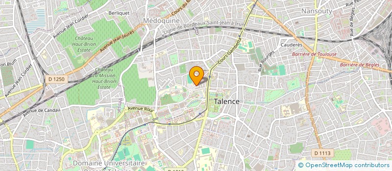 localisation de l'entreprise OXYGENE HABITAT à TALENCE