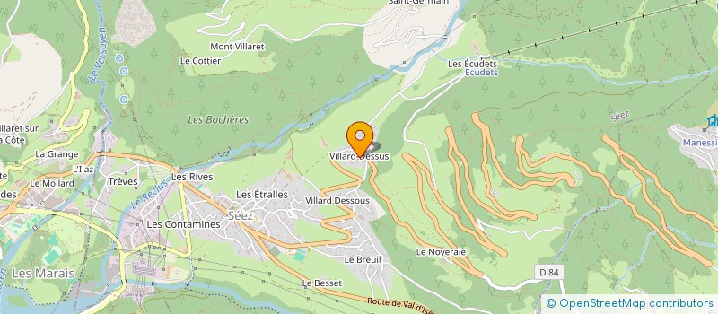 localisation de l'entreprise OXYGENE LA ROSIERE  SEEZ