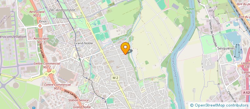 localisation de l'entreprise OXYGENE MED  BLAGNAC