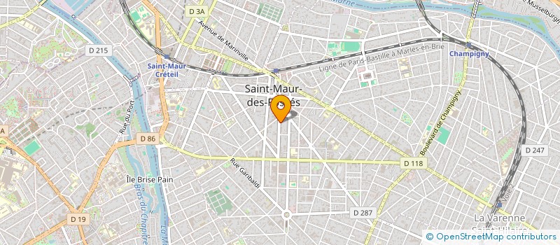 localisation de l'entreprise OXYGENE PLUS à SAINT-MAUR-DES-FOSSES
