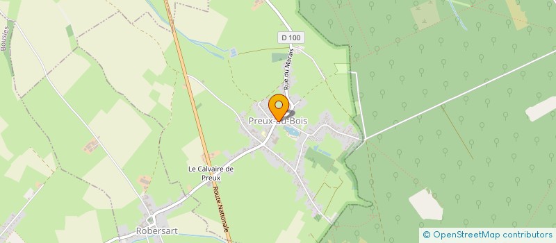 localisation de l'entreprise OXYGENE TOI A PREUX-AU-BOIS  PREUX-AU-BOIS