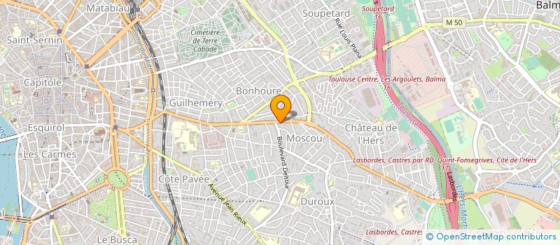 localisation de l'entreprise OXYGEO SOMPAYRAC à TOULOUSE