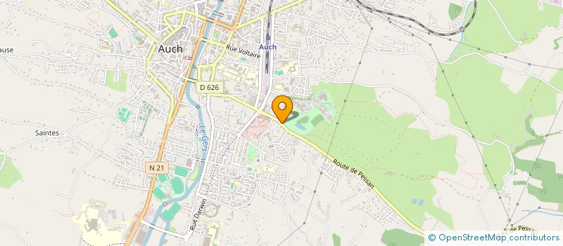 localisation de l'entreprise OXYGERS VACANCES 2000  AUCH