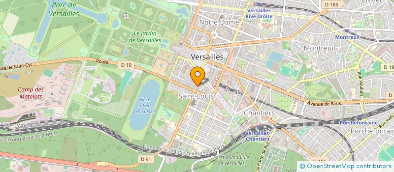 localisation de l'entreprise OXYGN 01 à VERSAILLES