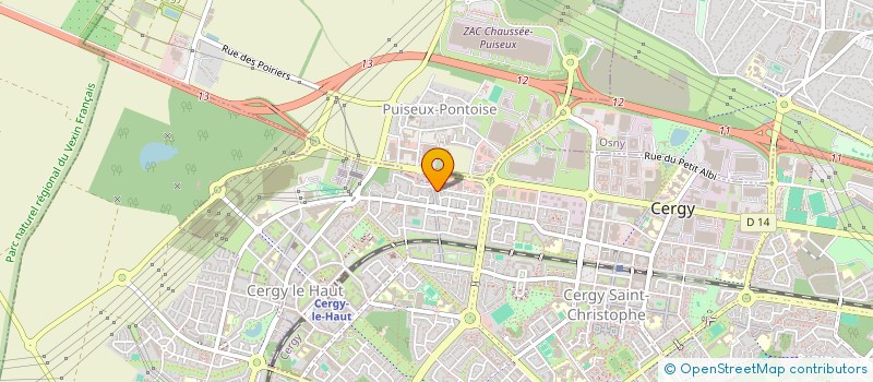 localisation de l'entreprise OXYJAIME SERVICE  CERGY