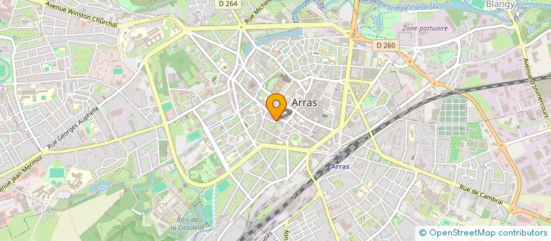 localisation de l'entreprise OXYJEUNES VOYAGES à ARRAS